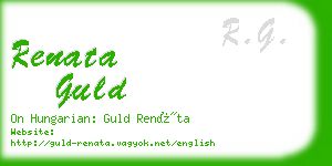 renata guld business card